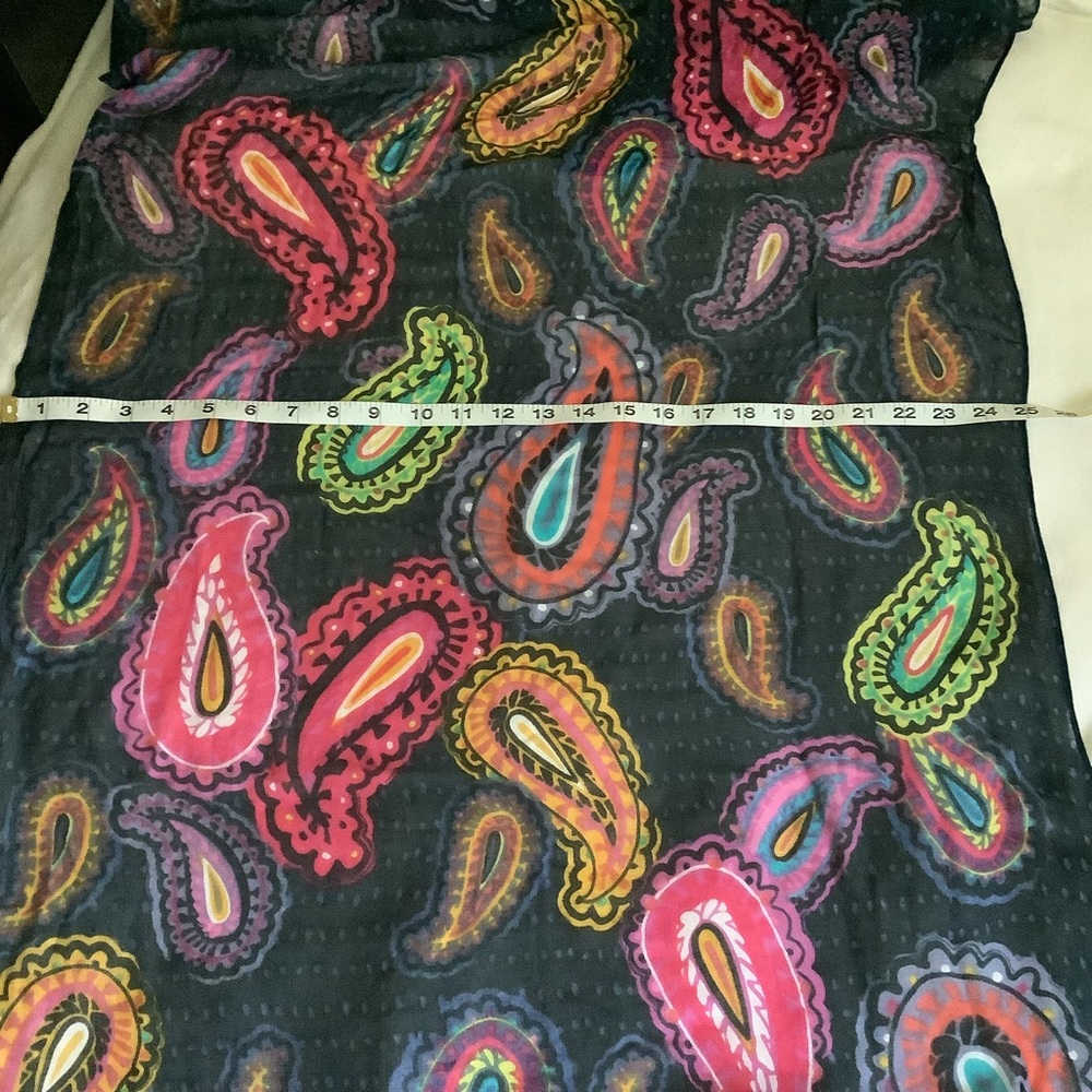 NWOT Vera Bradley Paisley Scarf - Picture 12 of 12